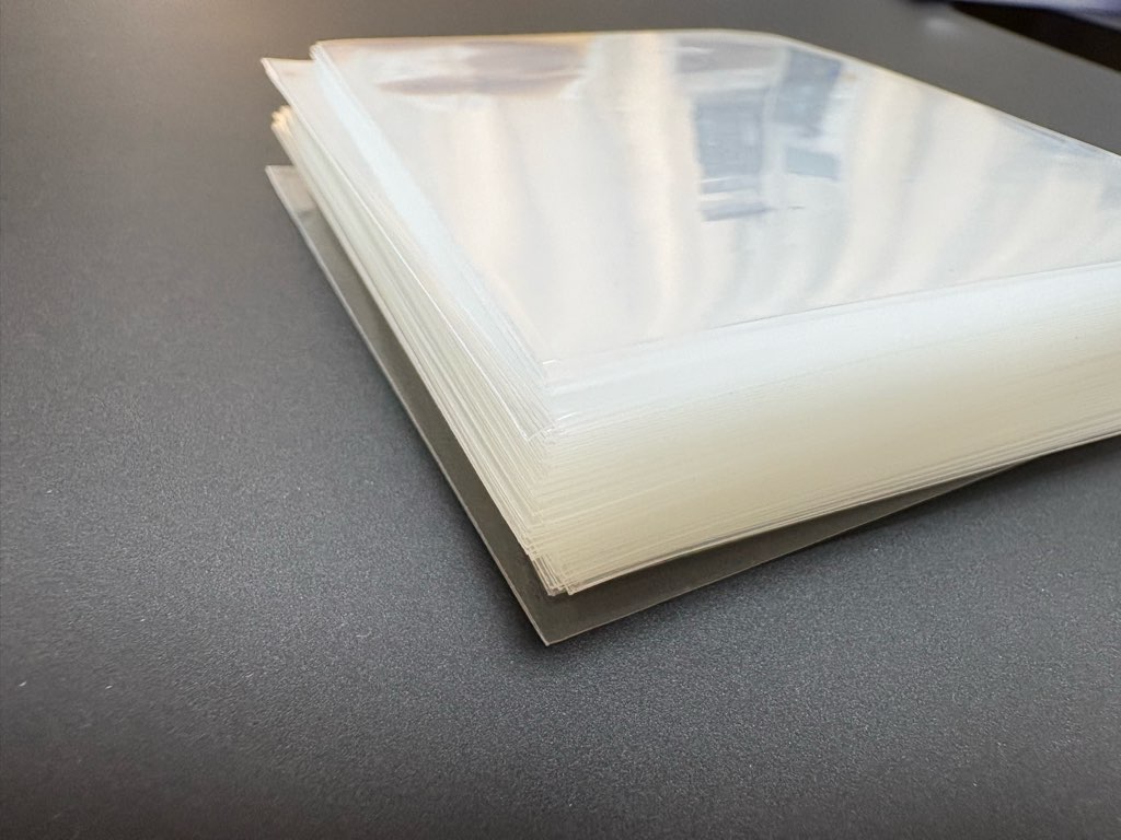 100均スリーブ 裁断面