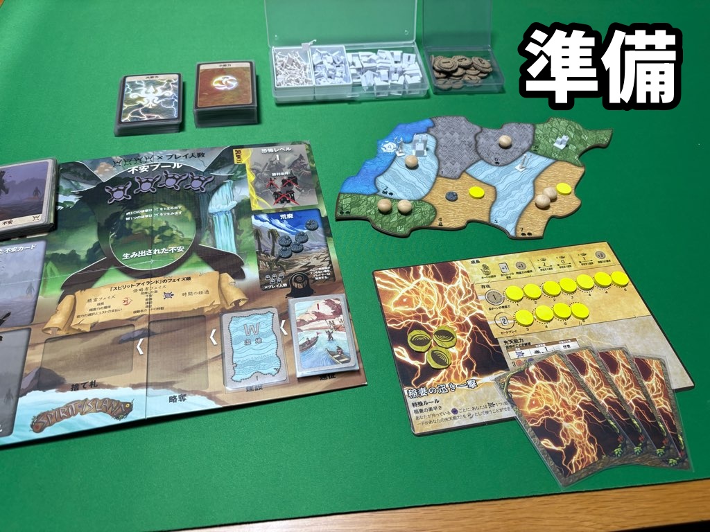 スピリットアイランド ゲーム準備